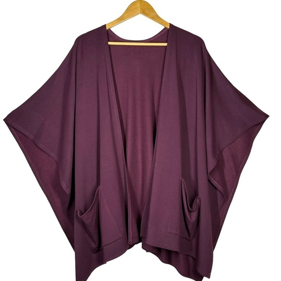 J. Jill Pure Jill Modal Knit Pocket Tunic Dress with Ruana Wrap Topper S - Picture 7 of 14